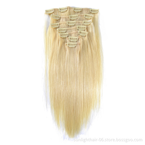 Indian water wave human hair extension 10A grade 613 human hair bundles clip in hair